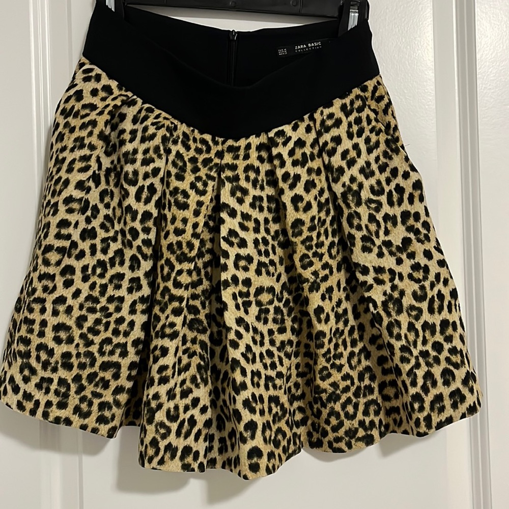 Zara cheetah print shorts
